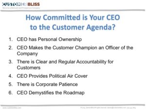 How Committed is Your CEO to the Customer Agenda?