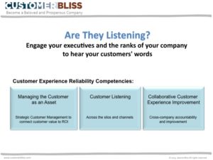 Customer Listening - CCO Coach - experience reliabiity